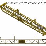 جرثقیل ۱۰ تن آهن‌آلات گرگانی در کرمان
